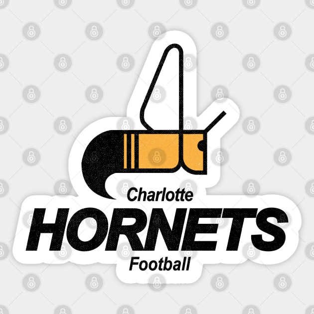 DEFUNCT - Charlotte Hornets Football WFL Sticker by LocalZonly